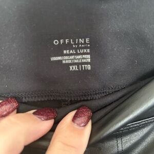 OFFLINE by Aerie Real Luxe Legging - Black
